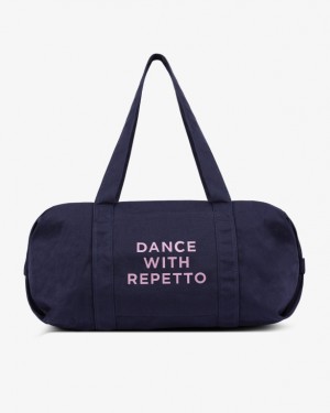 Blue Repetto Cotton duffle Size L Women's Sports Bag | CA-CUHTA-4762