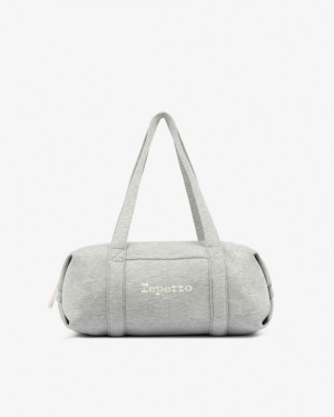 Light Grey Repetto Jersey duffle Size M Women's Sports Bag | CA-QPGBA-5689