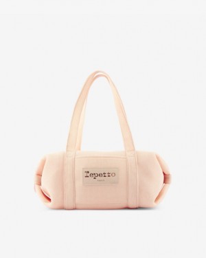 Pink Repetto Mesh Duffle Size M Women's Sports Bag | CA-XHLCU-5704
