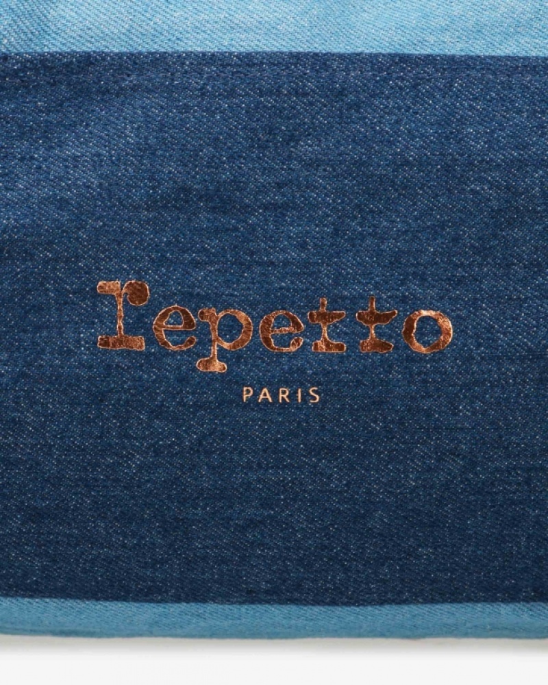 Blue Repetto Cotton duffle Size M Women's Sports Bag | CA-RCGZE-3419