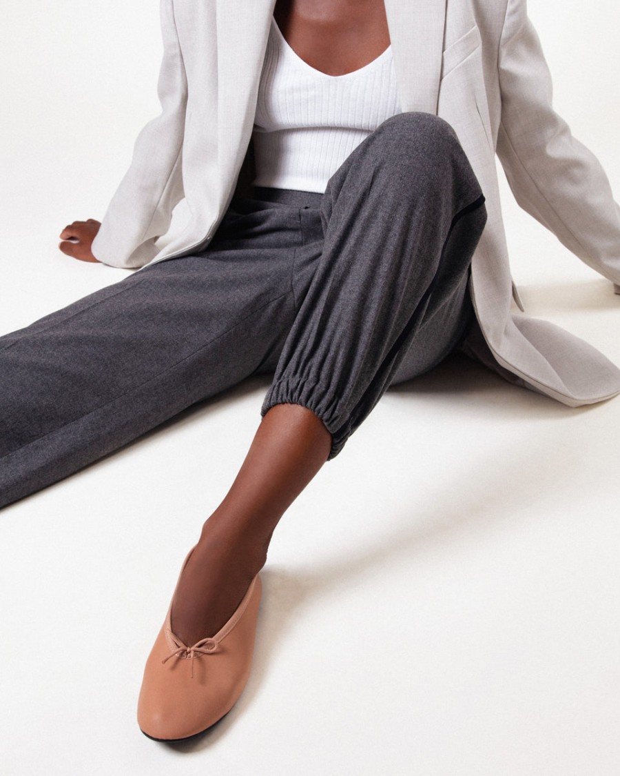 lilouh ballet flats - almond-toe