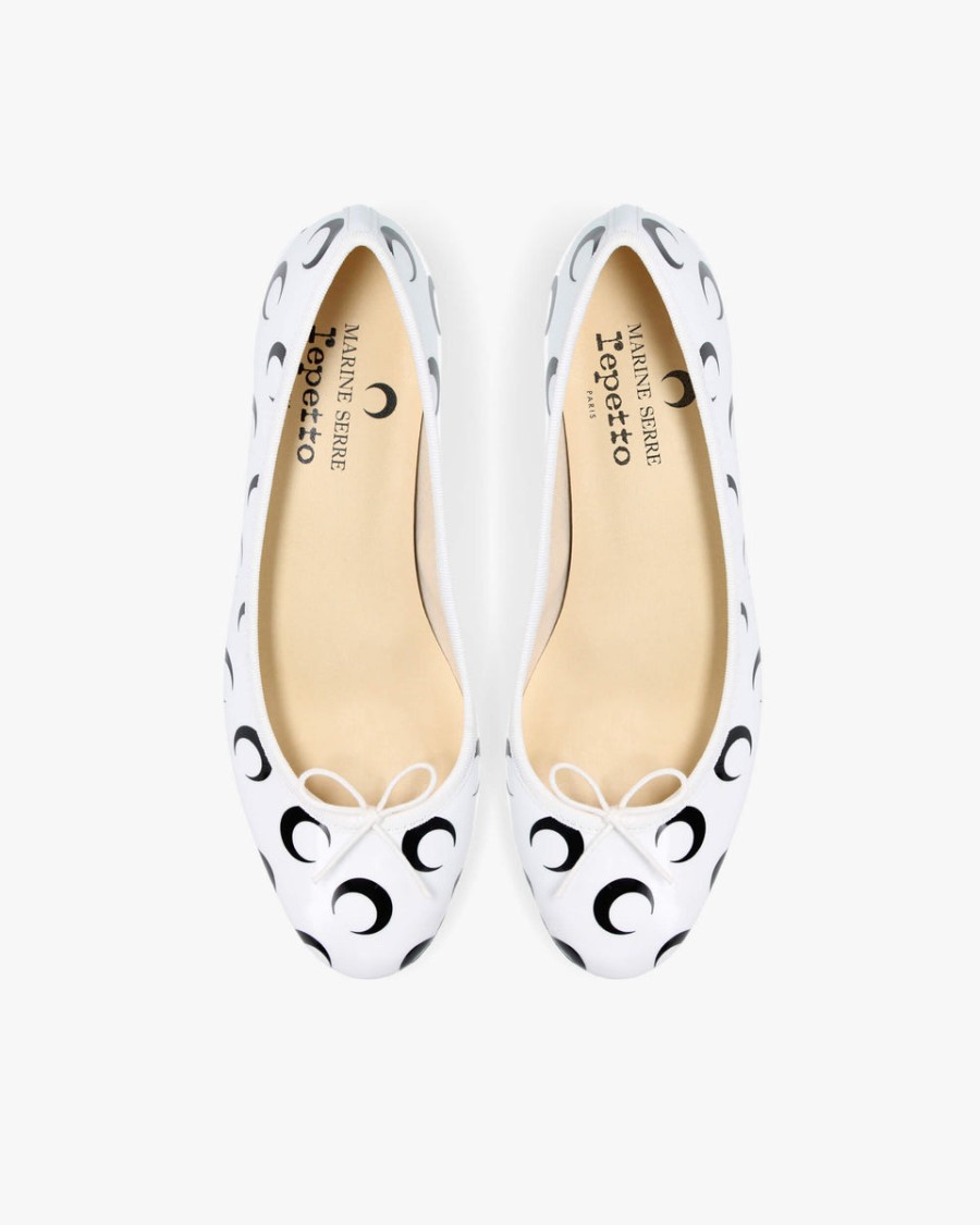 camille repetto x marine serre ballet flats