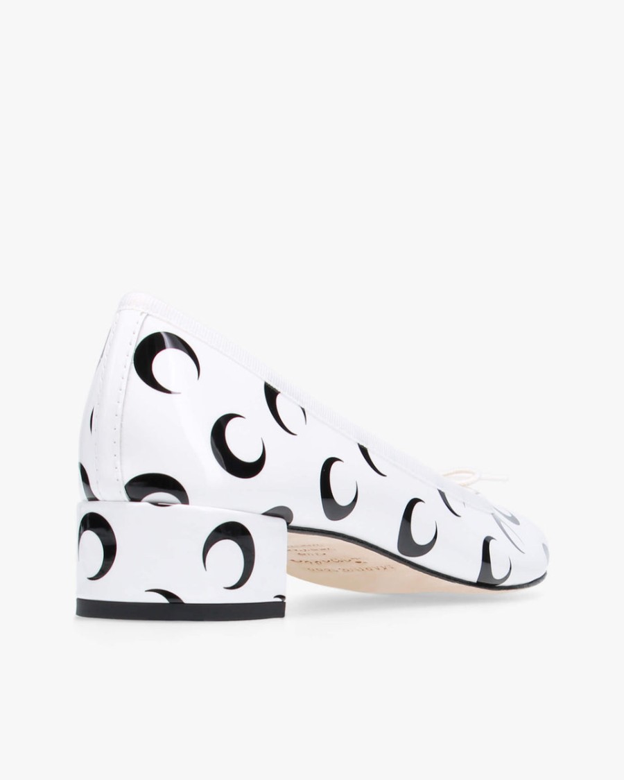 camille repetto x marine serre ballet flats