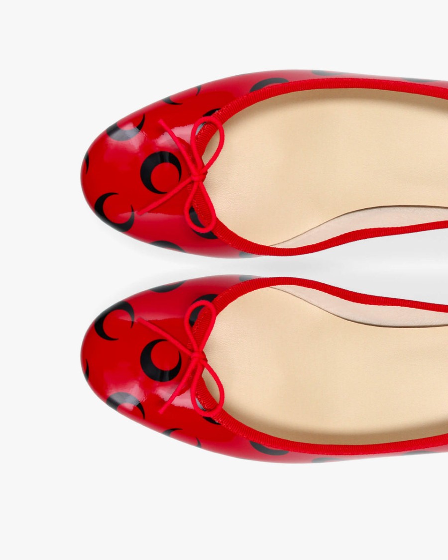 camille repetto x marine serre ballet flats