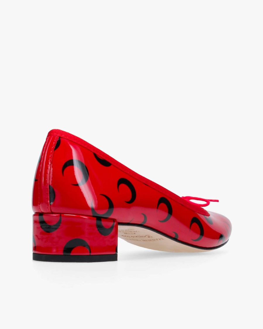 camille repetto x marine serre ballet flats