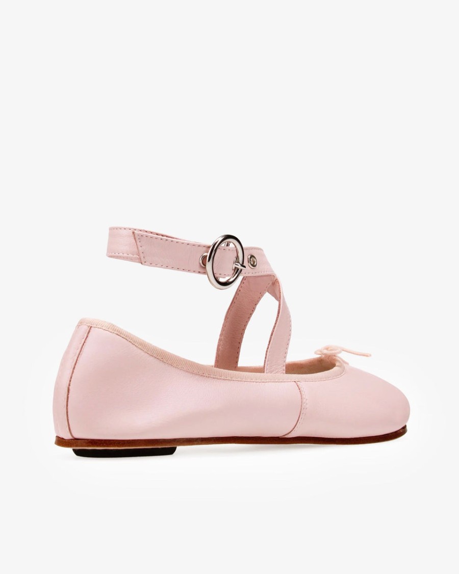 sophia belt ballet flats