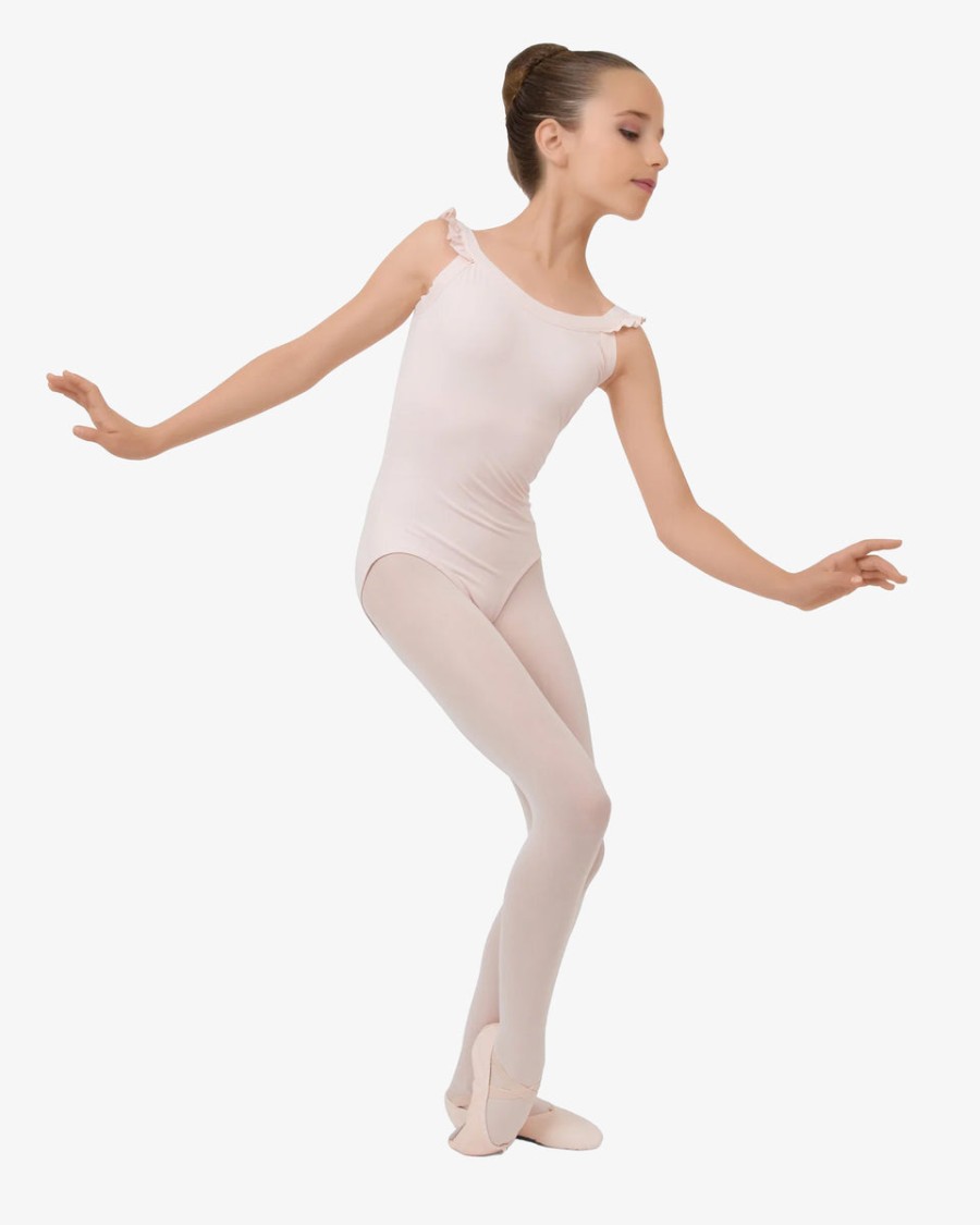 leotard with elasticaded straps