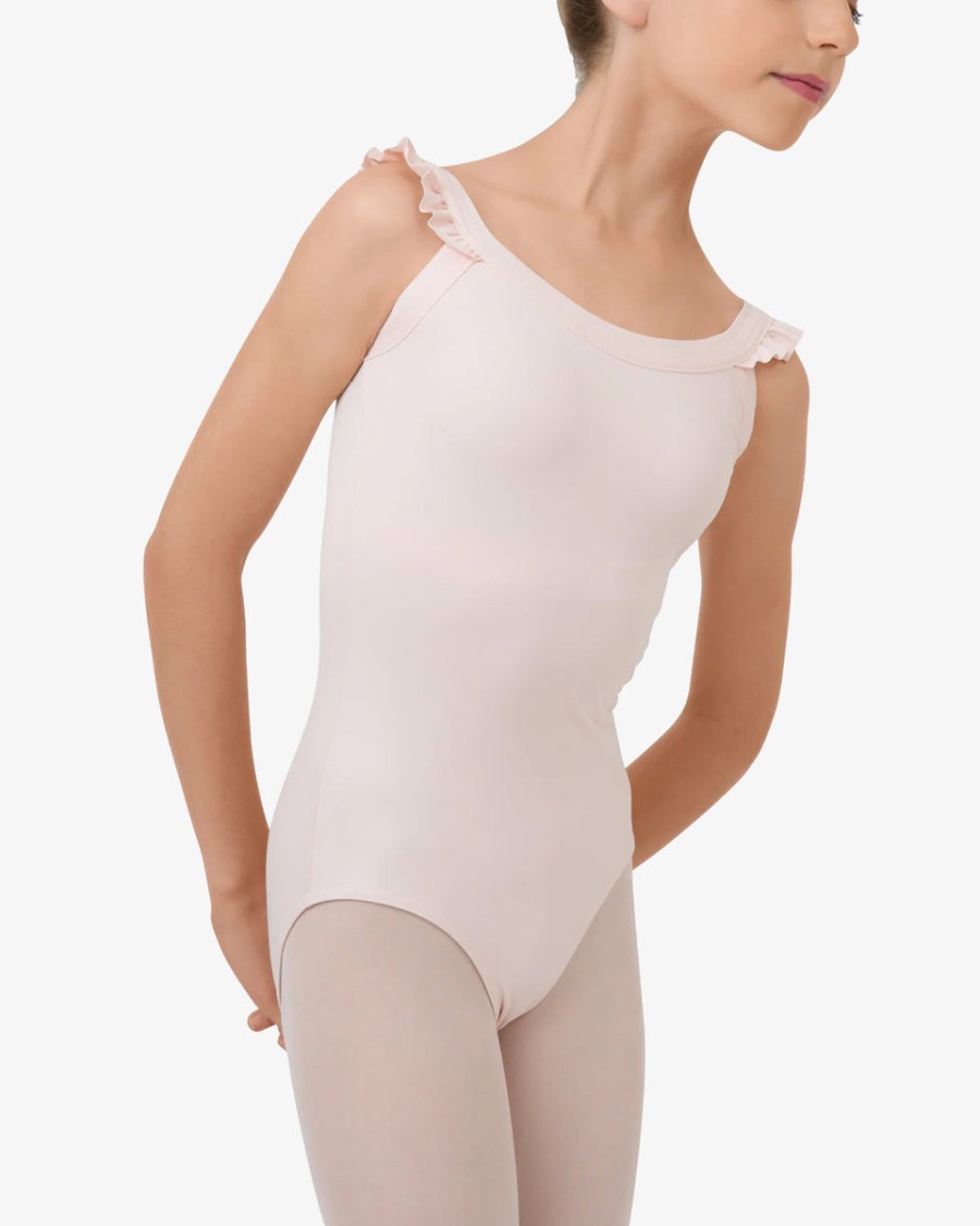 leotard with elasticaded straps