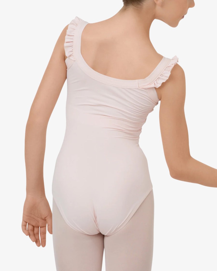 leotard with elasticaded straps