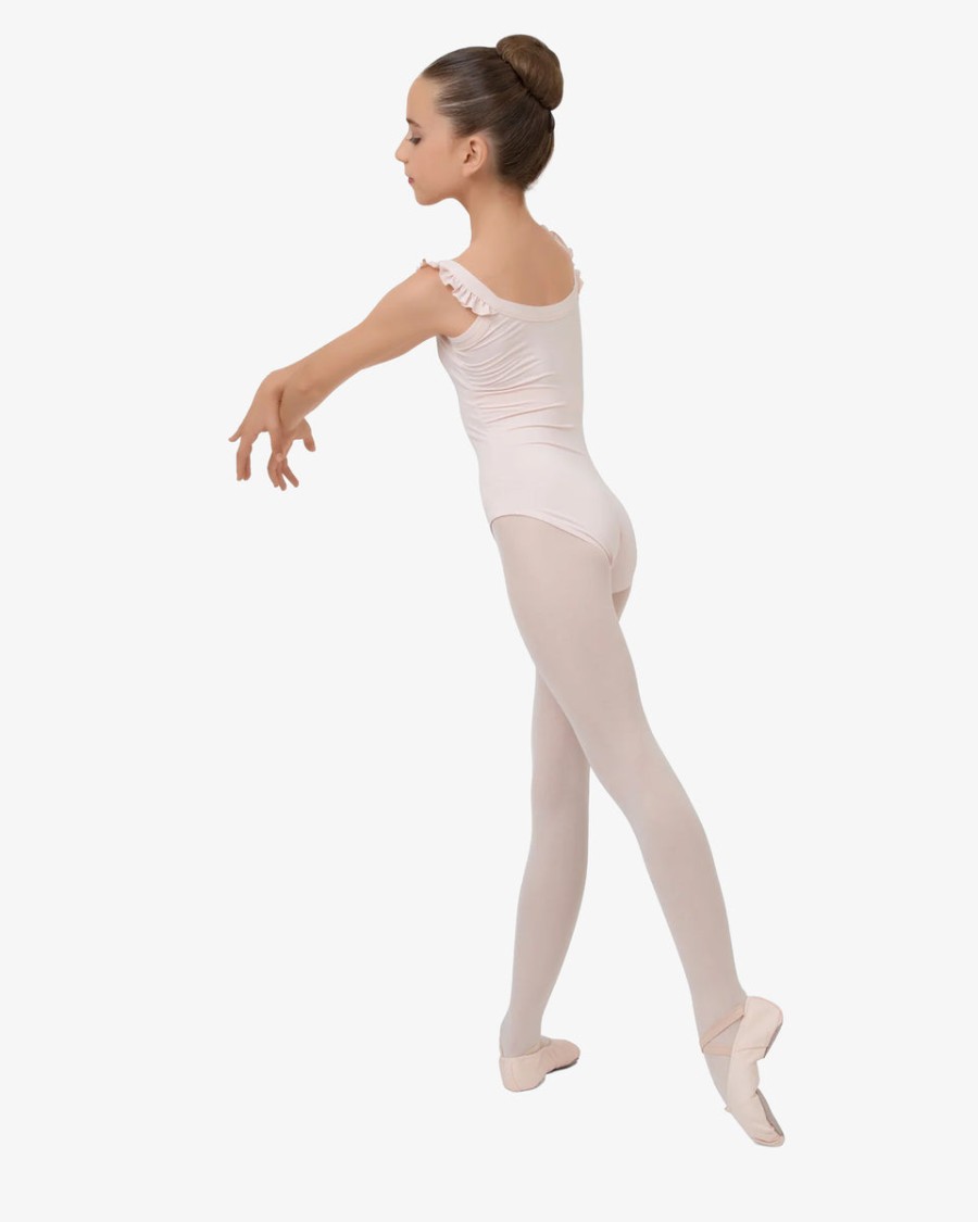 leotard with elasticaded straps