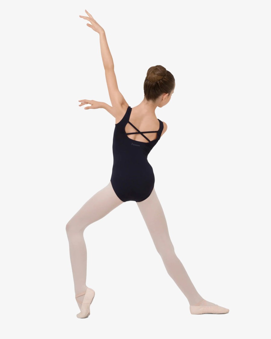 large straps leotard