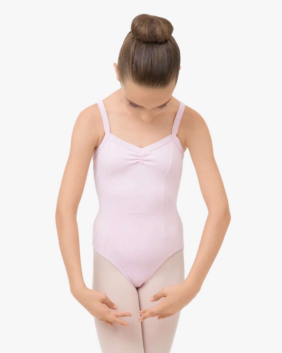 gathered front leotard