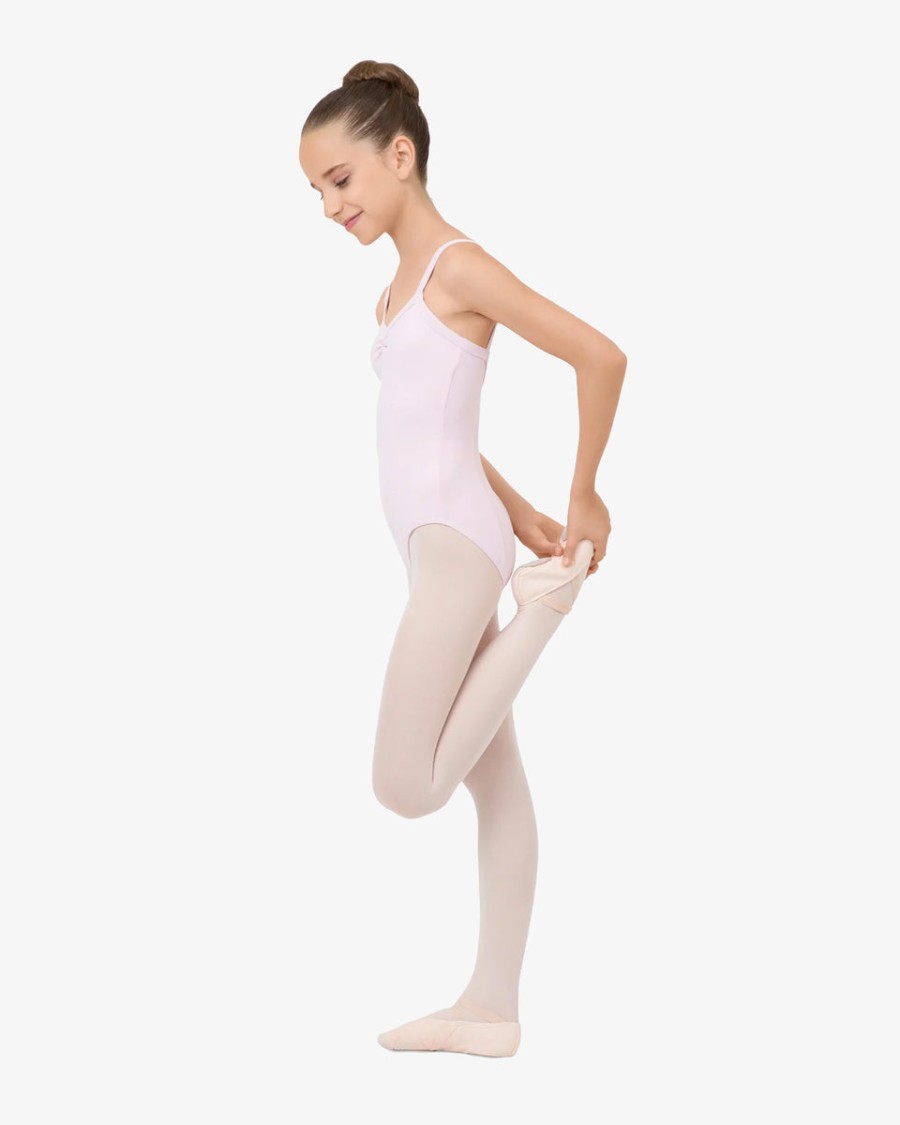gathered front leotard
