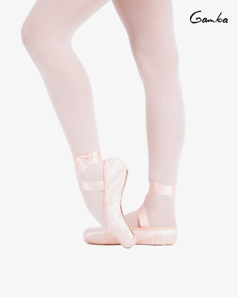 gamba g93 pointe shoes - medium box hard sole