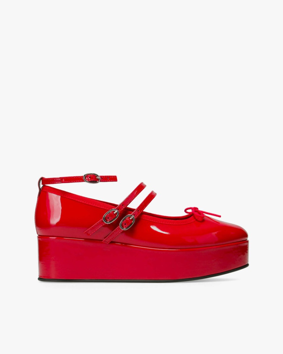 cendrillon platform rubber sole mary janes