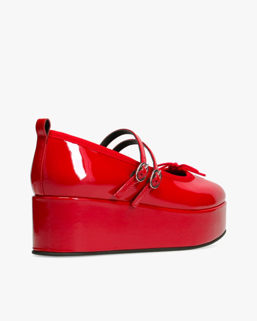 cendrillon platform rubber sole mary janes
