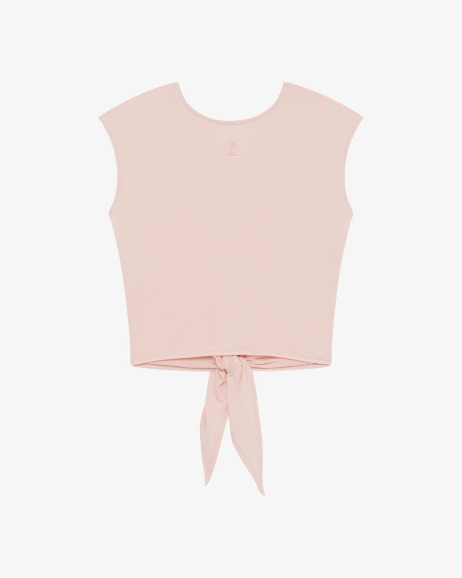 tie-back top - short sleeve