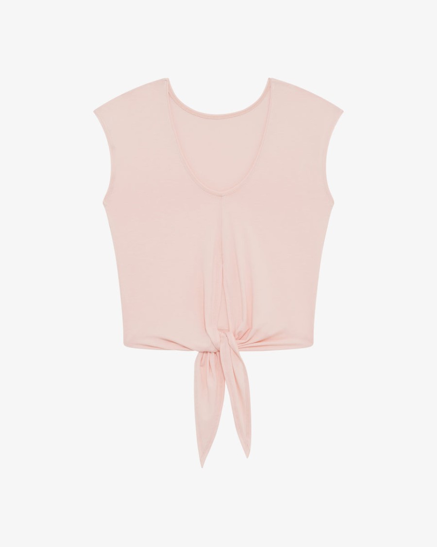 tie-back top - short sleeve