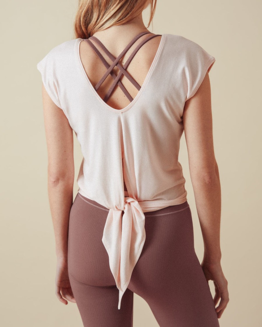 tie-back top - short sleeve